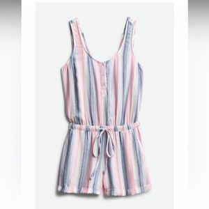 BELLA DAHL Vivian Crossback Romper - Large